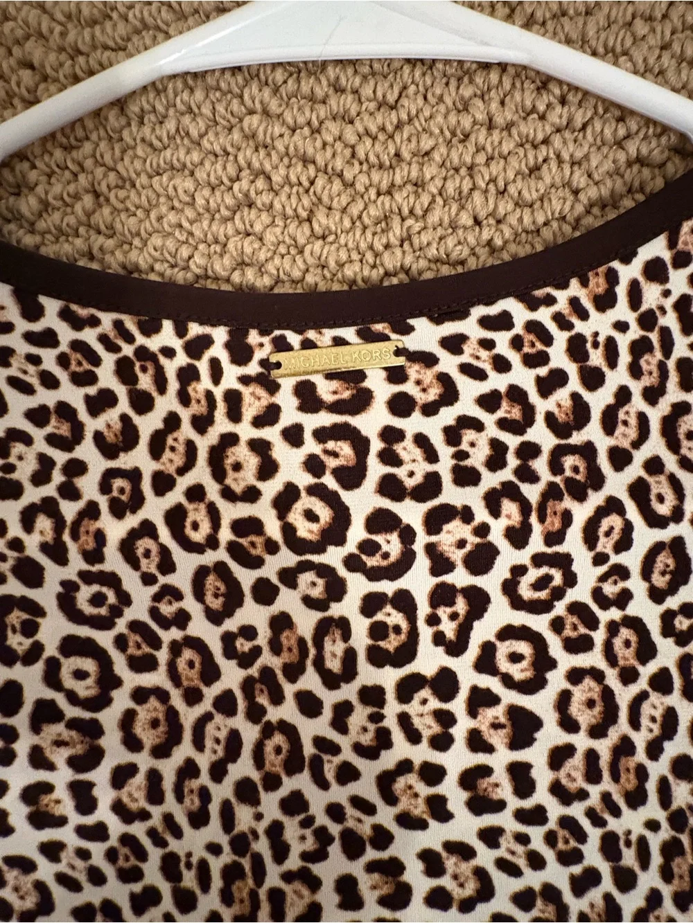 Leopard Print Dress Michael Kors
